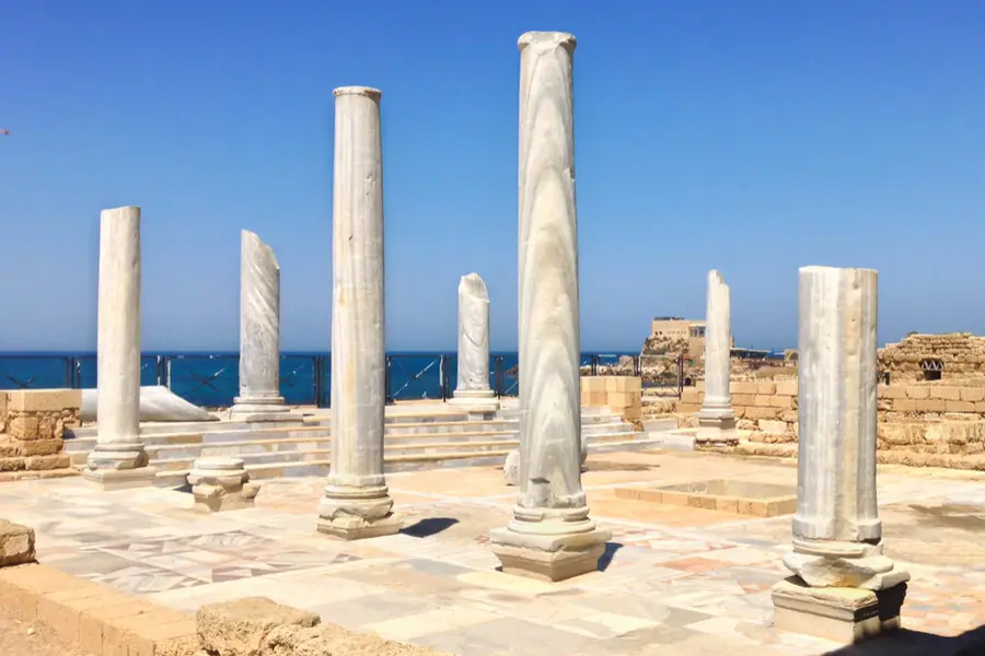 Césarée, Haïfa, Acre et Rosh Hanikra en visite privée